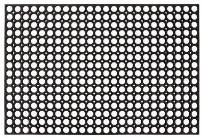 Zdjęcie produktu dla Wycieraczka do butów honey comb czarna - kształt: prostokątny, kolor: czarny, prostokątny: 60×80 cm