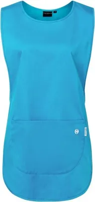 Image de KARLOWSKY Chemisier pour femme ESSENTIAL Col rond Regular Bleu pacifique S