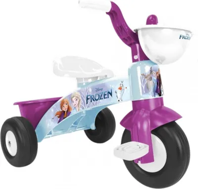 Obrázok produktu pre Trojkolka Volare Disney Frozen pre dievčatá v modrej farbe - ideálna pre deti od 1 do 3 rokov