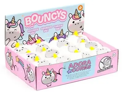Imagen del producto de Pelota de felpa con forma de unicornio, de gran rebote
