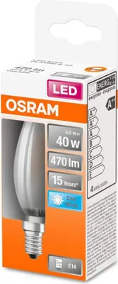 Produktbild von Osram E14 4W 6500K LED-Kerze, Sockel E14, 4 Watt, Neutralweiß, 6500 K,