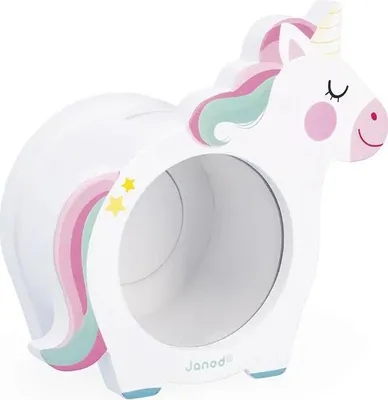 Obrázok produktu pre Janod Jednorožec – ružová detská pokladnička, univerzálna veľkosť