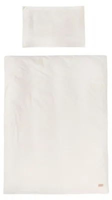 Obrázek produktu pro Sada povlečení do dětské postele Kinderbettwäsche Seashells Oyster, rozměr 100 x 135 cm, 2 kusy, bavlna, bílá barva