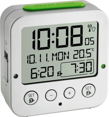 Produktbild von Digitaler Funk-Wecker mit Temperatur, BINGO, 60.2528.54, TFA Dostmann