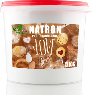Produktbild von 5kg Natriumhydrogencarbonat Baking Soda Natriumsalz| Natron E500 in Eimer TOP 5000g