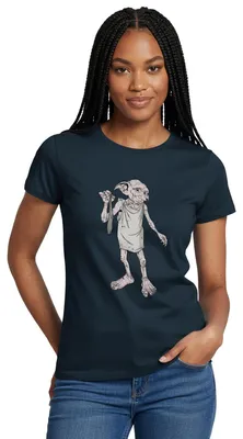 Produktbild von Spreadshirt Harry Potter Dobbys Geschenk Frauen T-Shirt, L, Navy