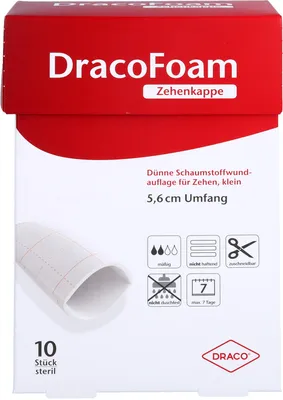 Image de Pansement en mousse pour orteils DracoFoam, 10 pcs VER