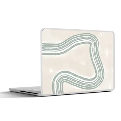 Produktbild von MuchoWow® Laptop Aufkleber Sticker Cover Linie - Abstrakt - Design 40x30 cm - Laptop Dekoration - Selbstklebend