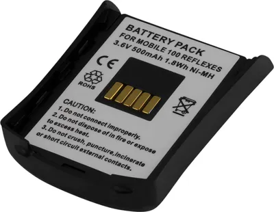 Zdjęcie produktu dla Avizar, bateria NiMH 3.6V do telefonu Alcatel Mobile 100 Reflexes 500mAh, czarna