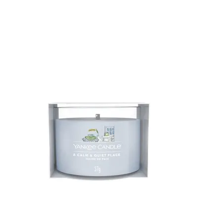 Immagine prodotto di Yankee Candle A Calm & Quiet Place candela di cera Rotondo Blu 1 pz