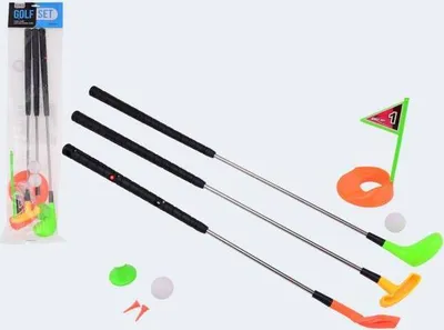 Produktbild von Kinder Golf Set 11T mit 3 Schlägern und Zubehör