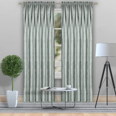 Produktbild von Verdunkelung Vorhang Velour Samt Velvet Blickdicht Schlaufenband Tunneldurchzug 140 x 270 cm - Silber