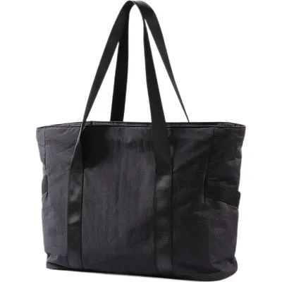 Produktbild von Damen Handtasche & Große Shopper Umhängetasche mit Reißverschluss - Schultertasche, Laptoptas, Schultasche für Reise, Yoga & Alltag - Schwarz