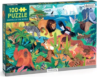 Produktbild von Animals of the World 100 Piece Puzzle
