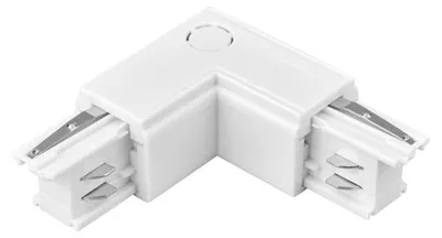 Produktbild von Braytron L-Verbinder (Ecke) für 3-Phasen Stromschiene Weiß