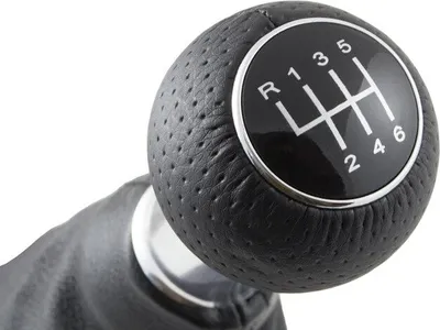 Produktbild von Lochleder Sport Schaltknauf Knauf + Schaltmanschette Schwarz 6-Gang für Audi A4