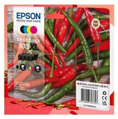 Produktbild von Epson Multipack 4-colours 503 EasyMail, Standardertrag, Schwarz, Cyan, Magenta, Gelb, 4,6 ml, 3,3 ml, 1 Stück(e), Multipack