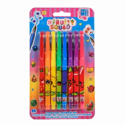 Obrázok produktu pre Ovocné gélové perá s vôňou, 8 ks.