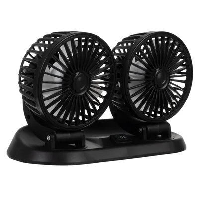Produktbild von Auto Ventilator 12 V Zigarettenanzünder 2 Geschwindigkeiten Verstellbar Auto Kfz LkW Van SUV Wohnwagen Boot 23222