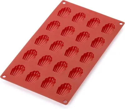 Immagine prodotto di Stampo per muffin in silicone, rosso, 20 cavità
