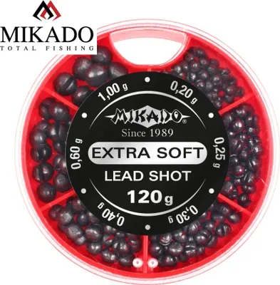 Produktbild von 120g sehr weiches Bleischrot Softblei Klemmblei 0,20g bis 1,0g