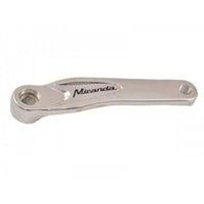 Productafbeelding van Miranda Alu crankstel, Alfa 1, 170 mm lengte, zilver, artikelnummer 574001