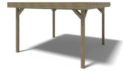 Immagine prodotto di Gazebo da giardino in legno pergola 4.04x4.04 m - Impregnata