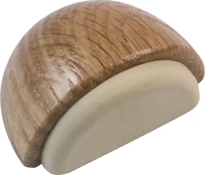 Produktbild von Holztürstopper div. Holz Ausführungen Bodentürstopper Wandpuffer kleben oder schrauben Holz finish Eiche