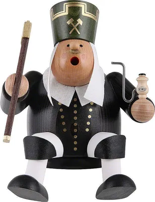 Produktbild von Bergmann - Kantenhocker (18cm) Räuchermann von KWO