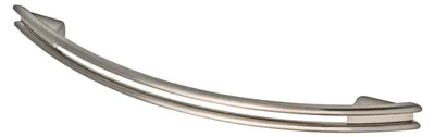 Produktbild von Möbelgriff mit einem Lochabstand von 128 mm und einer Breite von 170 mm aus vernickeltem Zinkdruckguss