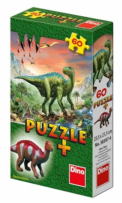 Image de Puzzle de dinosaures : Triceratops 60 pièces