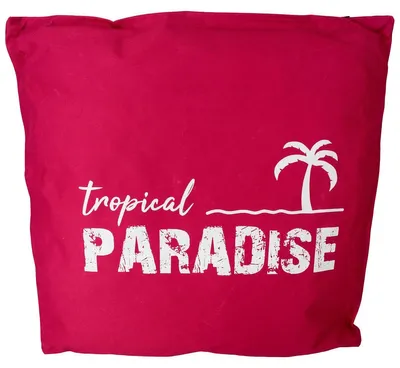 Produktbild von Gartenkissen Tropical Paradise 45x45cm Stuhlkissen wetterbeständig
