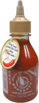 Produktbild von FLYING GOOSE Sriracha 200ml | scharfe Chilisauce mit extra KNOBLAUCH | Extra Garlic