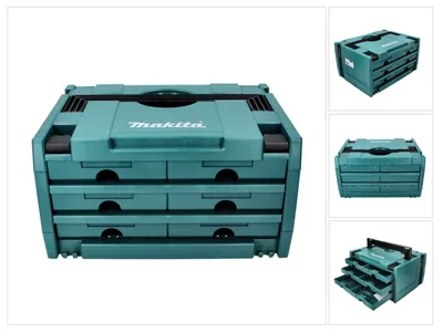 Obrázek produktu pro Makita MAKSTOR 3.6, Krabice na malé díly, Černá, Modrá, 395 mm, 295 mm, 215 mm, 1 kusů