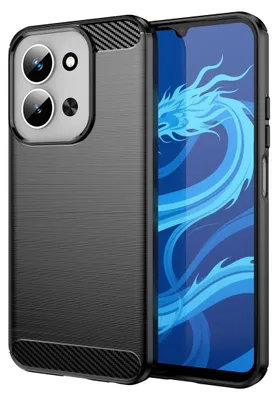 Produktbild von König Design Hülle kompatibel mit Kunststoff Soft Handyhülle - Handy Case Schwarz