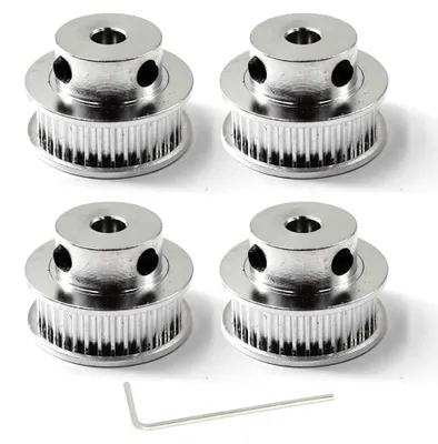 Zahnriemenscheibe 40 Zähne, 5 mm Bohrung, 10 mm Breite, 4er-Pack