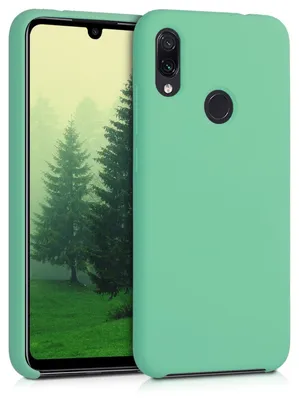 Produktbild von kwmobile Handyhülle für Xiaomi Redmi Note 7 / Note 7 Pro Hülle - Case Silikon - Kabelloses Laden - Schutzhülle Cover in Pfefferminzgrün