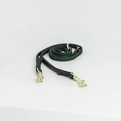 Produktbild von Kentucky Dogwear Hundeleine aus geflochtenem Nylon 200 cm Size L Olivgrün
