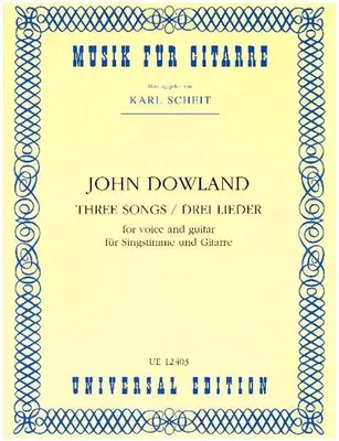 Produktbild von Dowland, J: 3 Lieder
