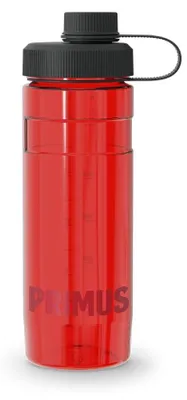 Produktbild von primus Kvarts Tritan Flasche 0,6L, Primus Rot 0,6L Trinkverschluss