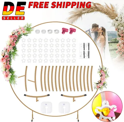 Produktbild von Rund Luftballon Bogen Ständer Halter Rahmen Kit für Party Hochzeit Geburtstag