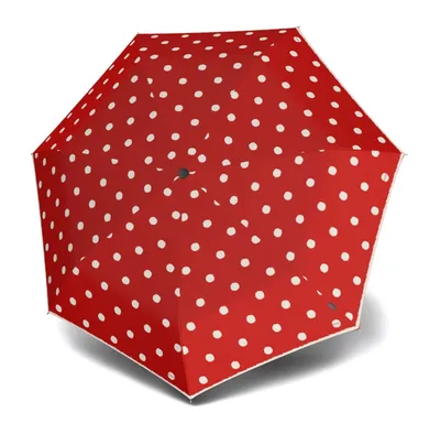 Produktbild von Knirps Taschenregenschirm Regenschirm T.020 Small Manual Dot Art Red rot