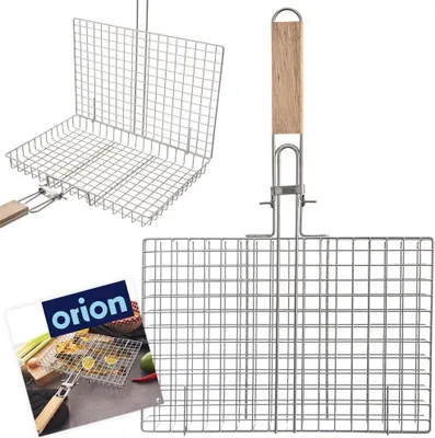 Produktbild von Orion Grillkorb Grillgitter Grillrost aus Metall 32x49 cm