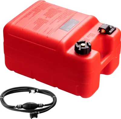Produktbild von SucceBuy Marine Außenbord-Benzintank, 24 l/6,34 Gal. Tragbarer Boots-Kraftstofftank mit Schlauch, Polyethylen hoher Dichte