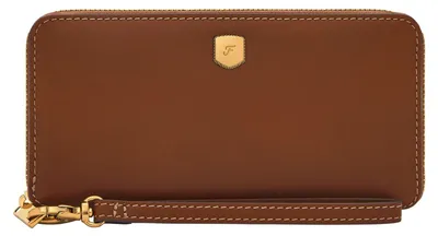 Produktbild von FOSSIL Geldbörse Lennox Zip Continental Wallet Brown braun