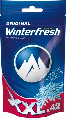 Produktbild von Winterfresh Original Xxl Žuvačky bez cukru 58 G (42 pastiliek)
