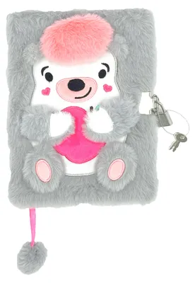 Obrázok produktu pre Plyšový denník "PREMIUM Lovely Hedgehog", DIN A 5, 96 strán