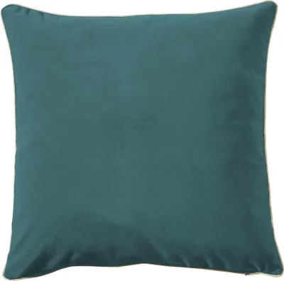 Produktbild von Pichler Velours uni Kissenhülle 2er Set 61 x 41 cm MELVA Rechteck teal