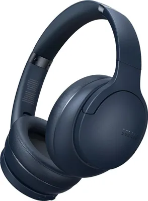 Produktbild von DOQAUS Kopfhörer Kabellos Bluetooth, Bis zu 90 Std, Over-Ear, 3 EQ-Modi, HiFi Stereo, Eingebautes Mikrofon, Faltbar, Marineblau