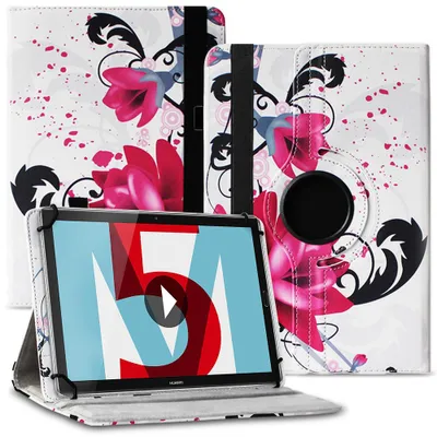 Produktbild von Schutzhülle Huawei MediaPad M5 Lite Tablet Hülle Tasche Case Cover 360° DrehbarFarbe 360 Uni:Motiv 8